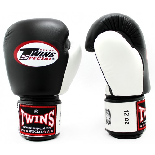 Боксерские перчатки Twins Special (BGVL-3-2T black/white)